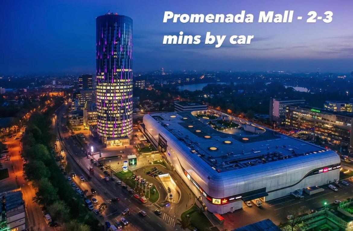 Cozy Apartment With Self Check-In Near Promenada Mall And Verdi Park Bucharest Exterior photo